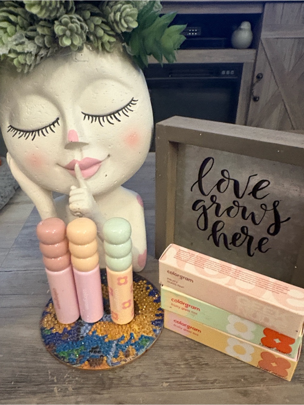 Colorgram-NEW- Bundle of 3 Korean Fruity Glass Lip Tints Gloss:#05, #06, #14